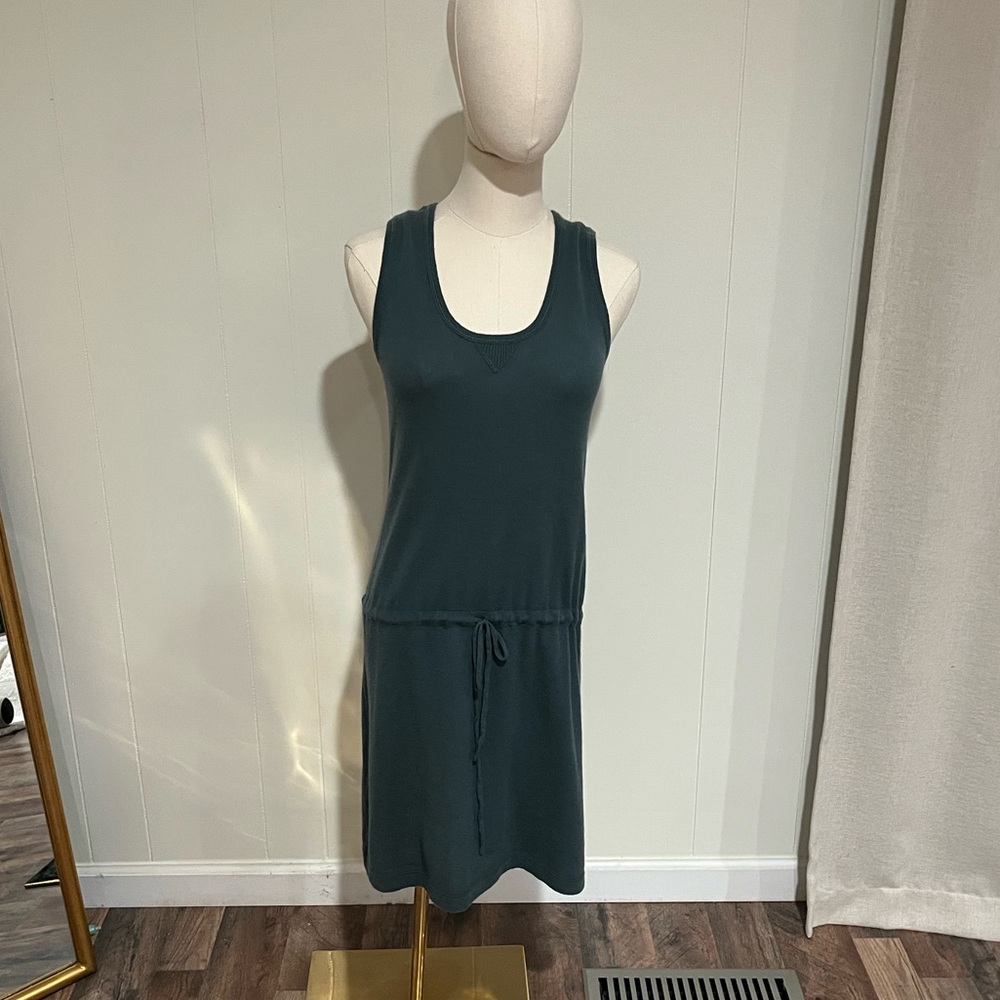 100% Cashmere Tank Knit Dress with Drawstring Waist; Lounge Wear, Super Soft